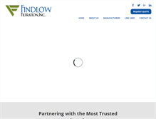 Tablet Screenshot of findlow-filters.com